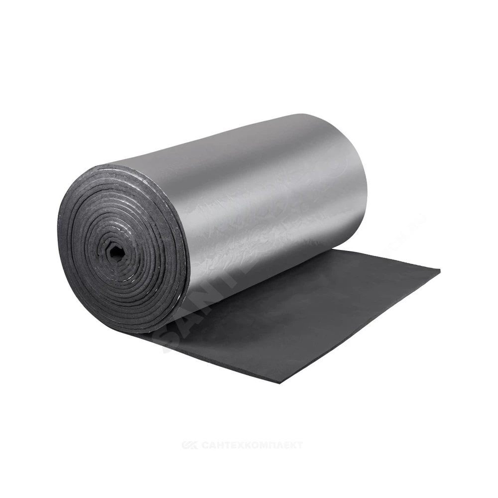 Рулон вспененный каучук ST 50/1,0-4 Тмакс=110°C черный с покрытием ALU K-flex 80650210105M4
