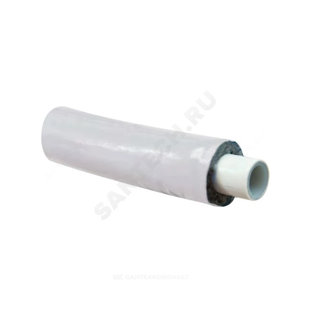Труба PEX-AL-PEX Дн 18х2,0 Ру10 бухта 50м в изоляции 10 мм серый R999I Giacomini R999IY130