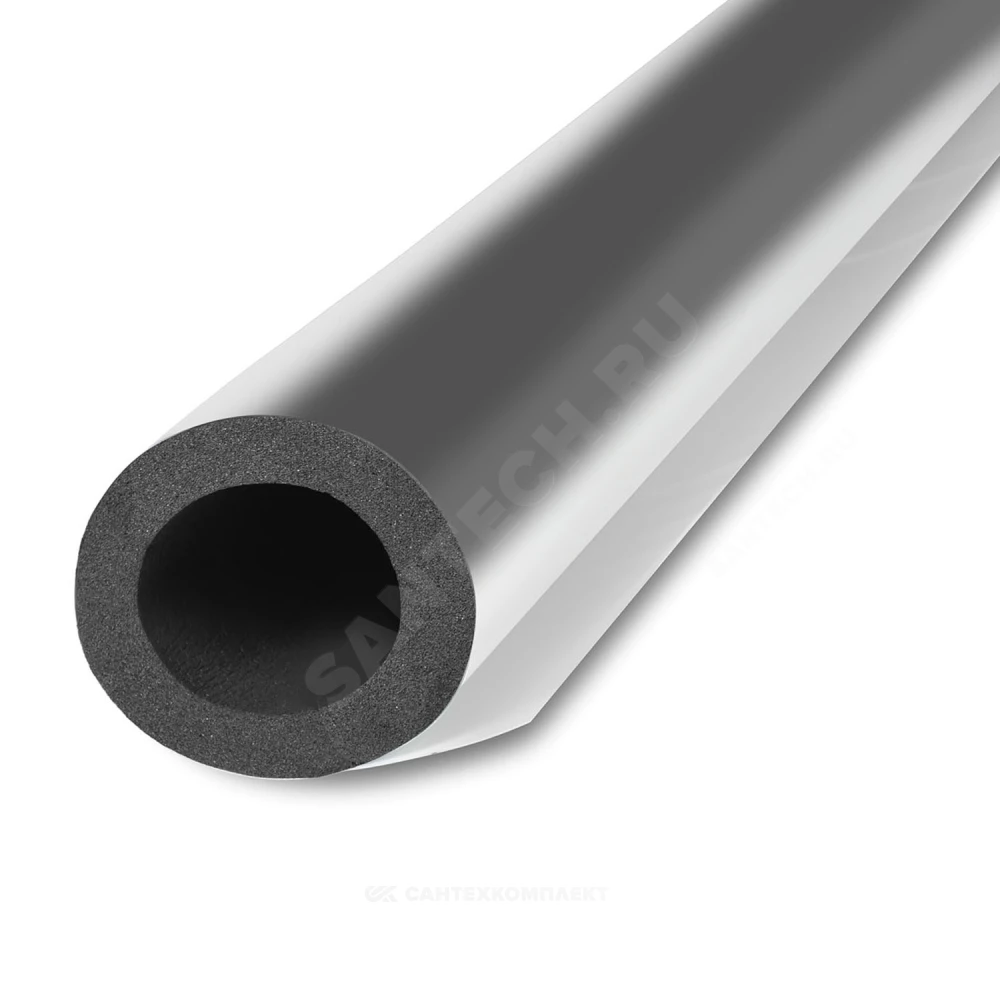 Трубка вспененный каучук SOLAR HT 18/25 L=1м Тмакс=150°C черный с покрытием AL CLAD K-flex 25018214324CL