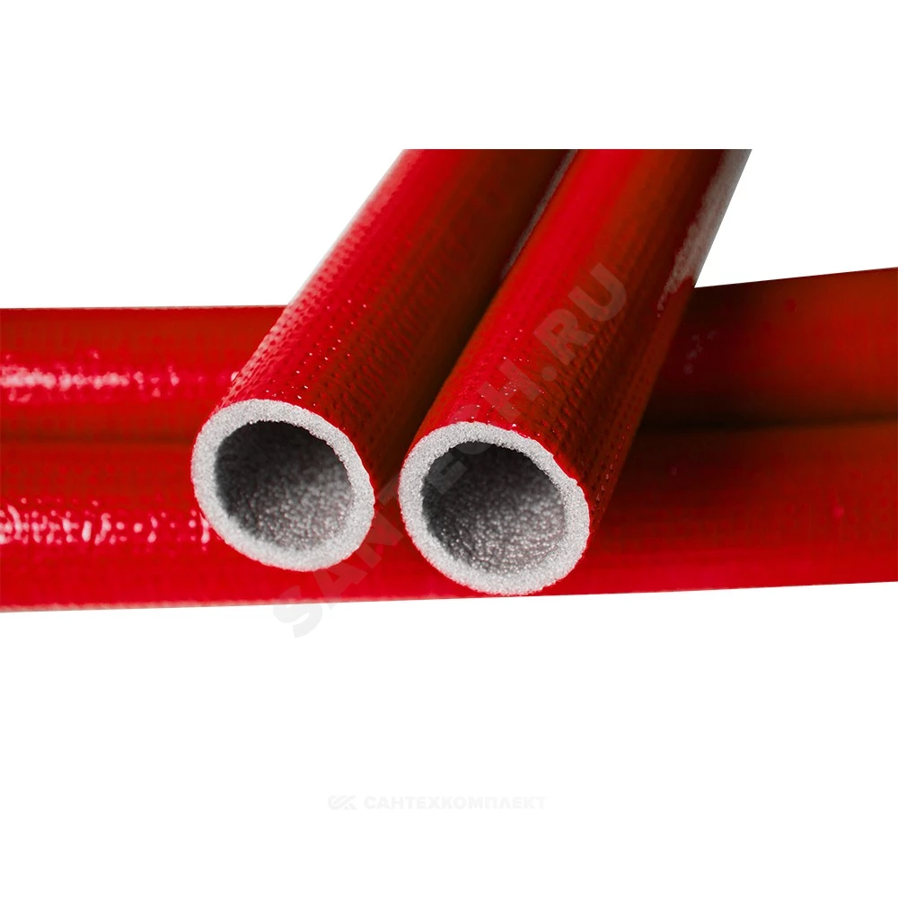 Трубка вспененный полиэтилен PE COMPACT R 18/9 L=2м Тмакс=95°C в защитной оболочке красный K-flex R090182118PE0CR