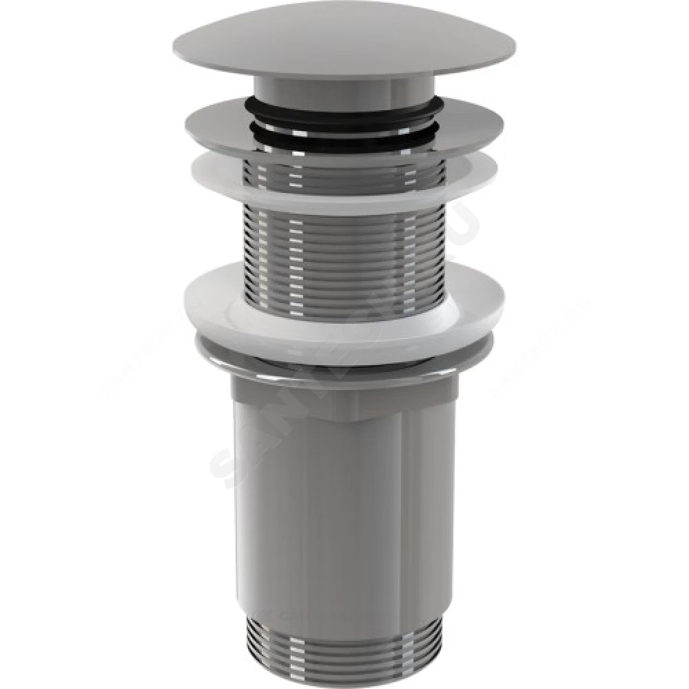 Клапан донный для умывальника латунь 1 1/4" хром слив "клик-клак", пробка D=66мм Alca Plast A395