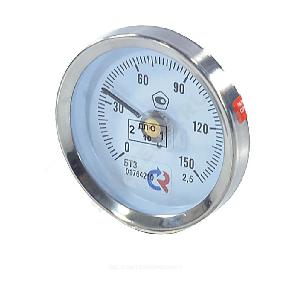 Термометр биметаллический накладной Дк63 150С БТ-30.010 Росма 00000002385