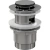 Клапан донный для умывальника латунь 1 1/4" с переливом, хром слив "клик-клак", пробка D=37мм Alca Plast A39