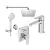Промо-комплект для ванны с душем ESLA Ideal Standard BD002XC